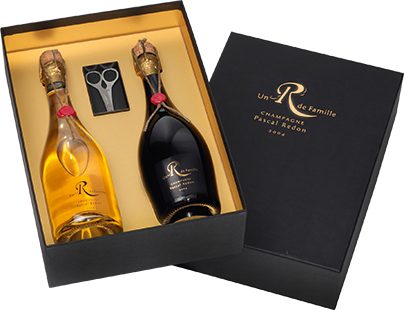 Coffret cadeau prestige champagne un r de famille